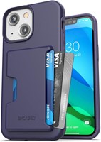 Card Case for iPhone 13 - Holds 4 Cards Purple