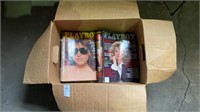 Box of Playboy bunny magazines