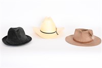 Mens Cowboy Fedoras Hats Churchill, Riata, Flechet
