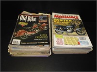 Large Lot Vintage Motorcycle Magazines