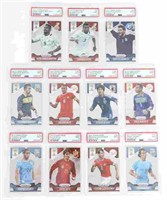 2014 PANINI PRIZM SOCCER WORLD CUP CARDS PSA GRADE