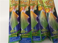 LOT OF 5 COLOR CHANGING GLOW STICKS