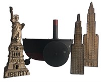 Architectural Cast Iron Banks, Toys, Buildings