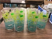 6 Snow Flake Drinking Glasses