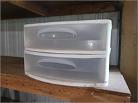 2 STERILITE PLASTIC STORAGE DRAWERS