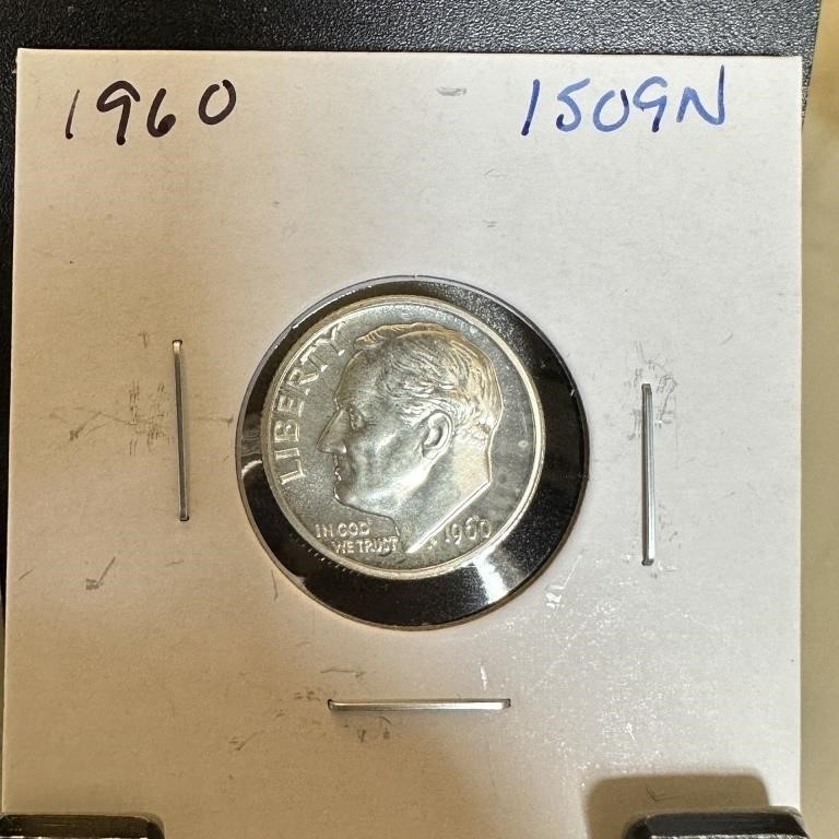 1960 PROOF SILVER ROOSEVELT DIME