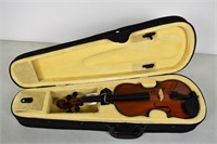 Half size violin w/case