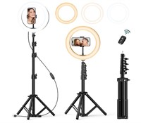 10in Selfie Ring Light w/55in ExtendableStand