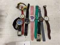 10 OLD WRISTWATCHES