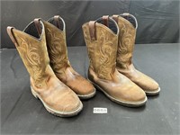 Men's Leather Cowboy Boots (7.5)