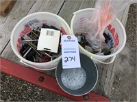 2 Buckets; Misc. Nails & Screws