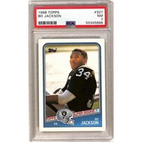 1988 Topps Bo Jackson Rookie Psa 7