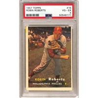 1957 Topps Robin Roberts Psa 4