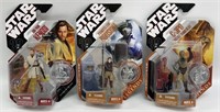 (3) 2007 Star Wars 30th Anniversary Action Figure