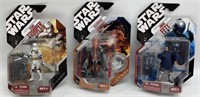 (3) 2007 Star Wars 30th Anniversary Action Figure