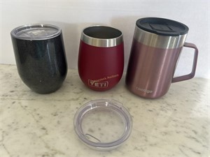 Yeti Insulated Drinking Mug. Contigo, SassyCups