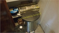 Trash Cans & Tile Cutter