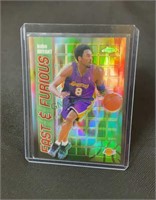 Sports card - 2001-02 Topps chrome fast and