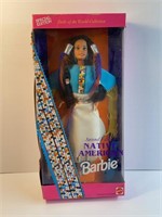 Vintage Barbie Native American Doll In Box