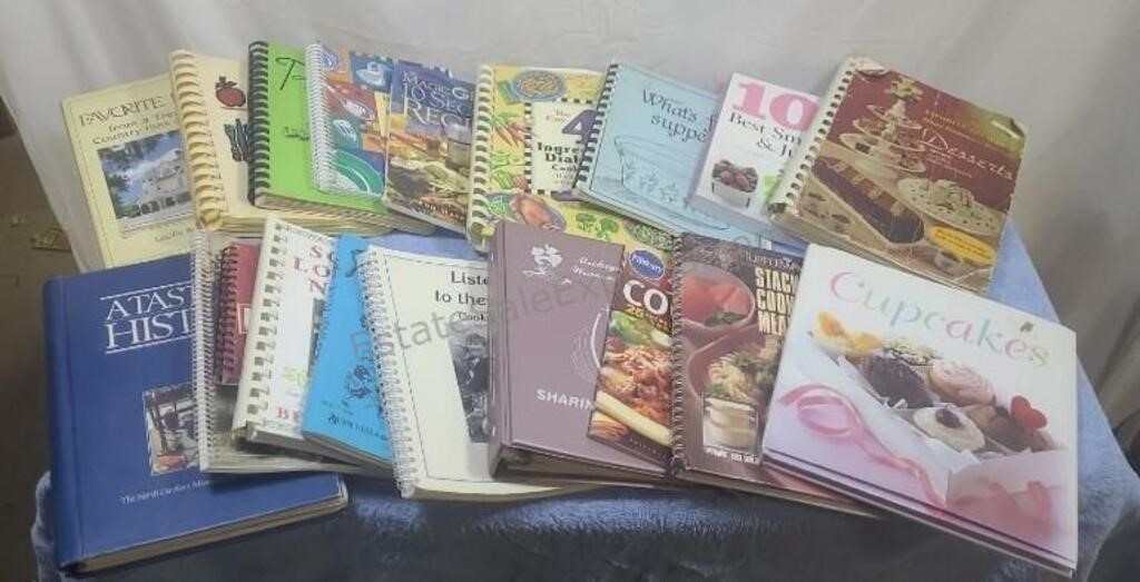 Cook books.