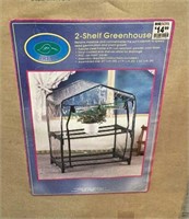 Village Green two shelf greenhouse - new in the