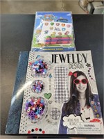 Jewelry design book and PAW Patrol coloring book