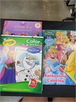 Disney princess coloring and activity books