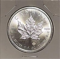 Canada 2019 Silver Maple Leaf
