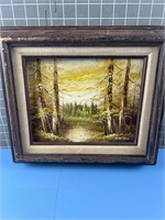 SIGNED OIL PAINTING BY CANTRELL