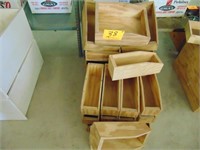 27 Shopmade Wood Parts Boxes