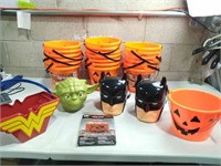 (N) LED Halloween bucket set