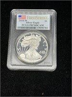 One US 2010-W  Silver Eagle $1 Coin PCGS Graded PR