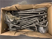 Lot of Many Threaded Hooks