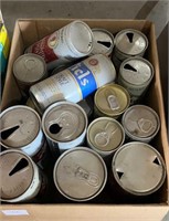 Box of Collectable, beer cans