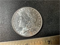 1902 Morgan silver dollar coin