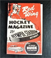 1950's DETROIT RED WINGS MAPLE LEAFS GAME PROGRAM