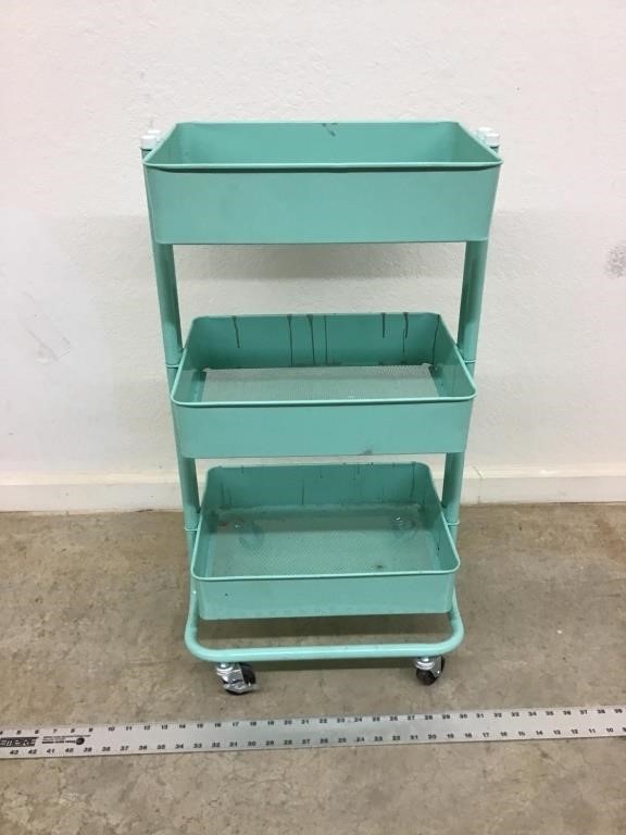 Crafts Utility Cart with 3 Mesh Bottom Baskets on