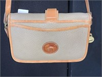 VINTAGE DOONEY & BOURKE CROSSBODY BAG, STAINS AND