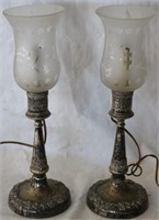 PAIR OF EARLY 20TH C. SHEFFIELD CANDLESTICKS,