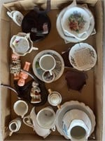 Small tea sets, plates, miscellaneous