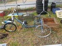 85) 1950s full size trike bike