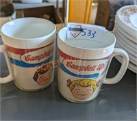 Vintage Campbell soup mugs
