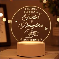 NEW Engraved 3D Nightlight For Dad From Daughter