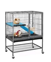 Yaheetech Metal Rolling Critter Nation Cage w/Remo