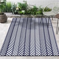 FM3571  FH Home Outdoor Rug - Herringbone - 6' x 9