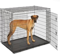 Double Door Dog Crate for XXL for Big Dogs Breeds