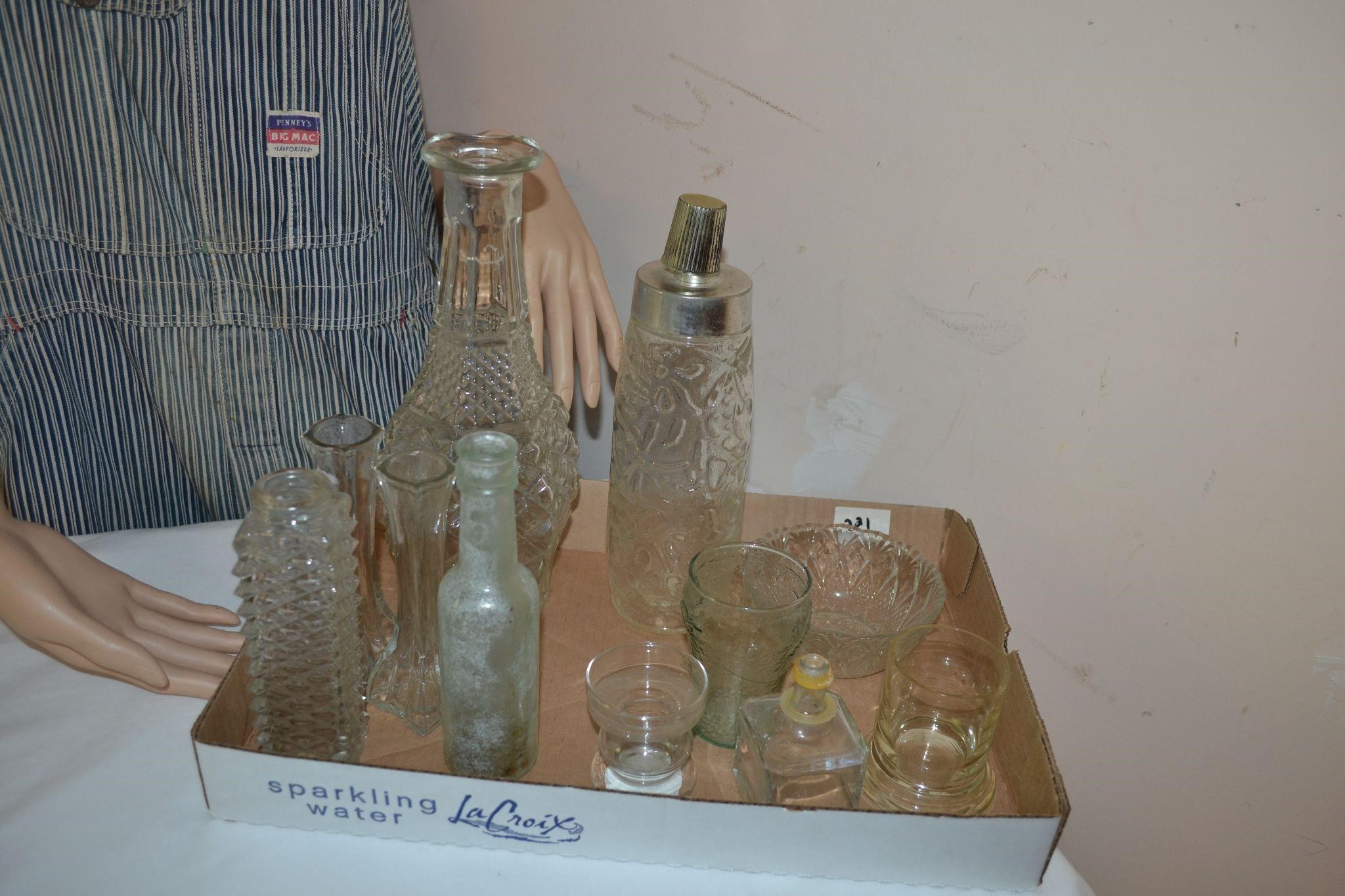 vintage glass lot