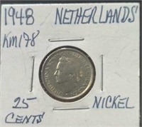 1948 Netherlands coin