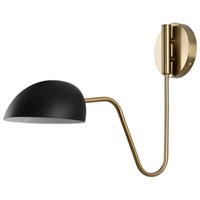 Trilby 1 Light Wall Sconce Matte Black with
