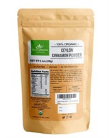 2025 julyOrganic Ceylon Cinnamon Powder 3.5 oz, Tr